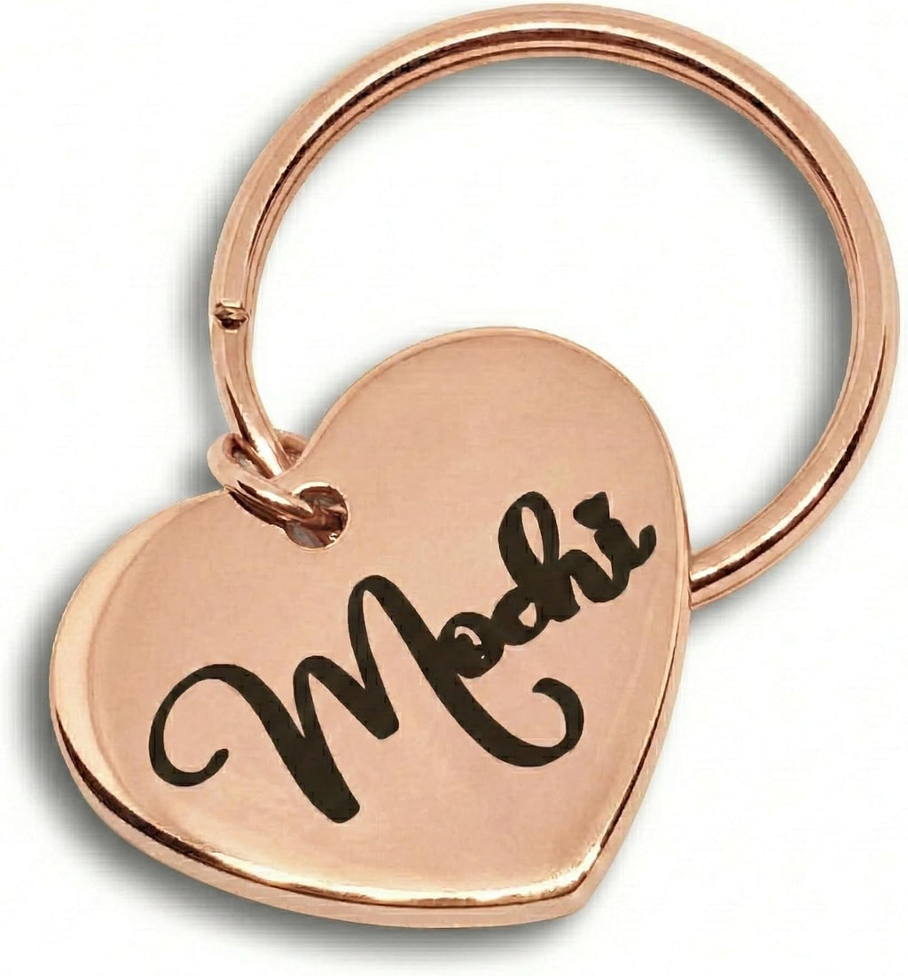Girl Personalized Dog Tag | Lifetime Durable Stainless Steel | Cat id tag | Custom Engraved Name Dog Tags for Collars & Leashes | Many Fonts & Designs (Silver, Round) - Image 10