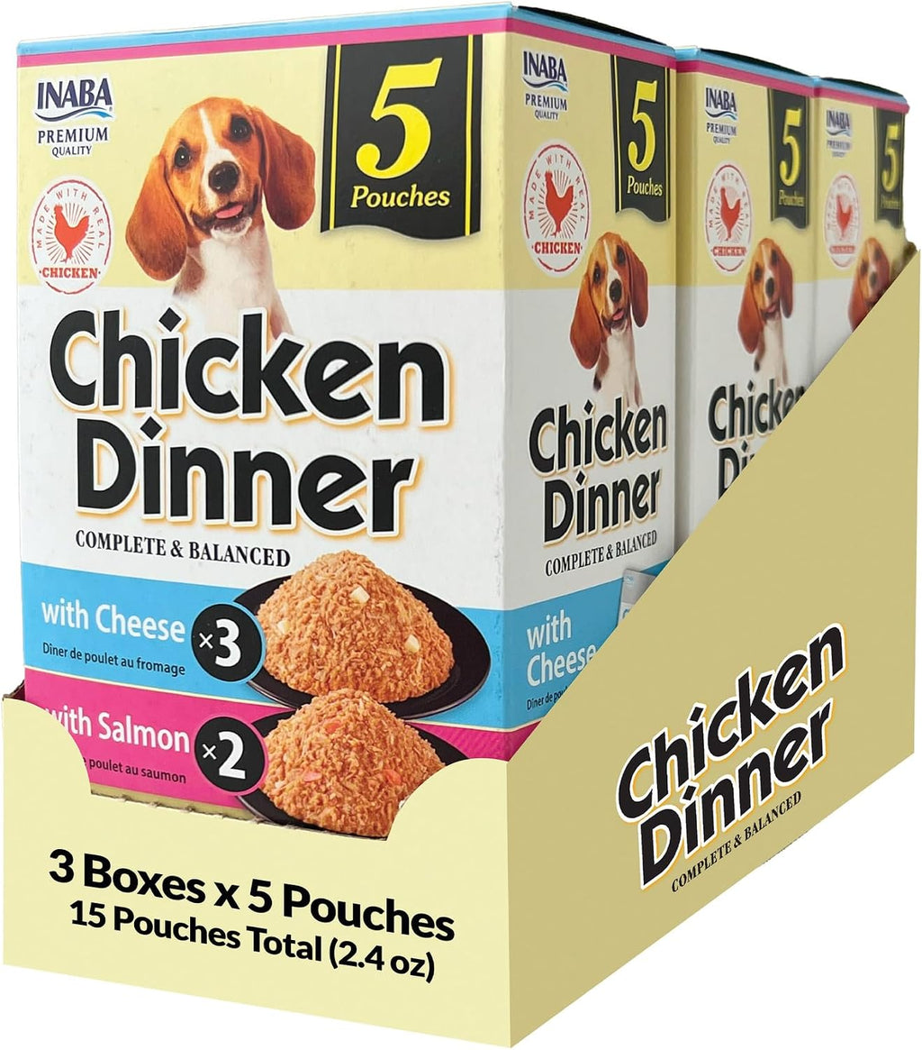 INABA Chicken Dinner for Dogs, Soft Pate Wet Dog Food, Complete & Balanced, 2.4 oz. Pouch, 15 Pouches, Pumpkin & Sweet Potato Variety - Image 11