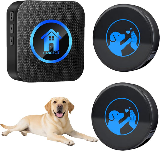 Dazfe wireless dog doorbell with paw print button