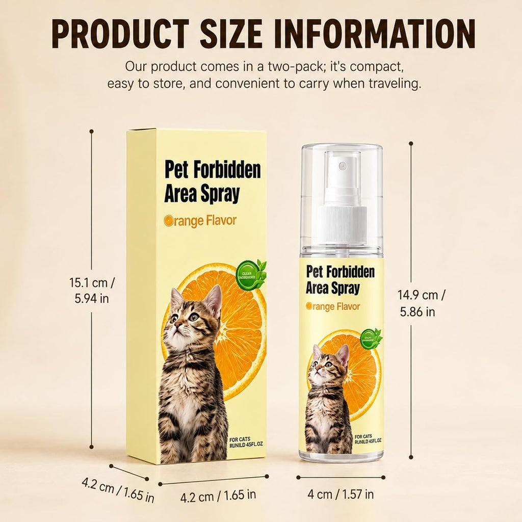 Safe plant-based cat deterrent for home surfaces