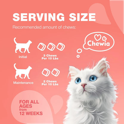Lovepetsstore cat wellness supplement with salmon oil and brewers yeast