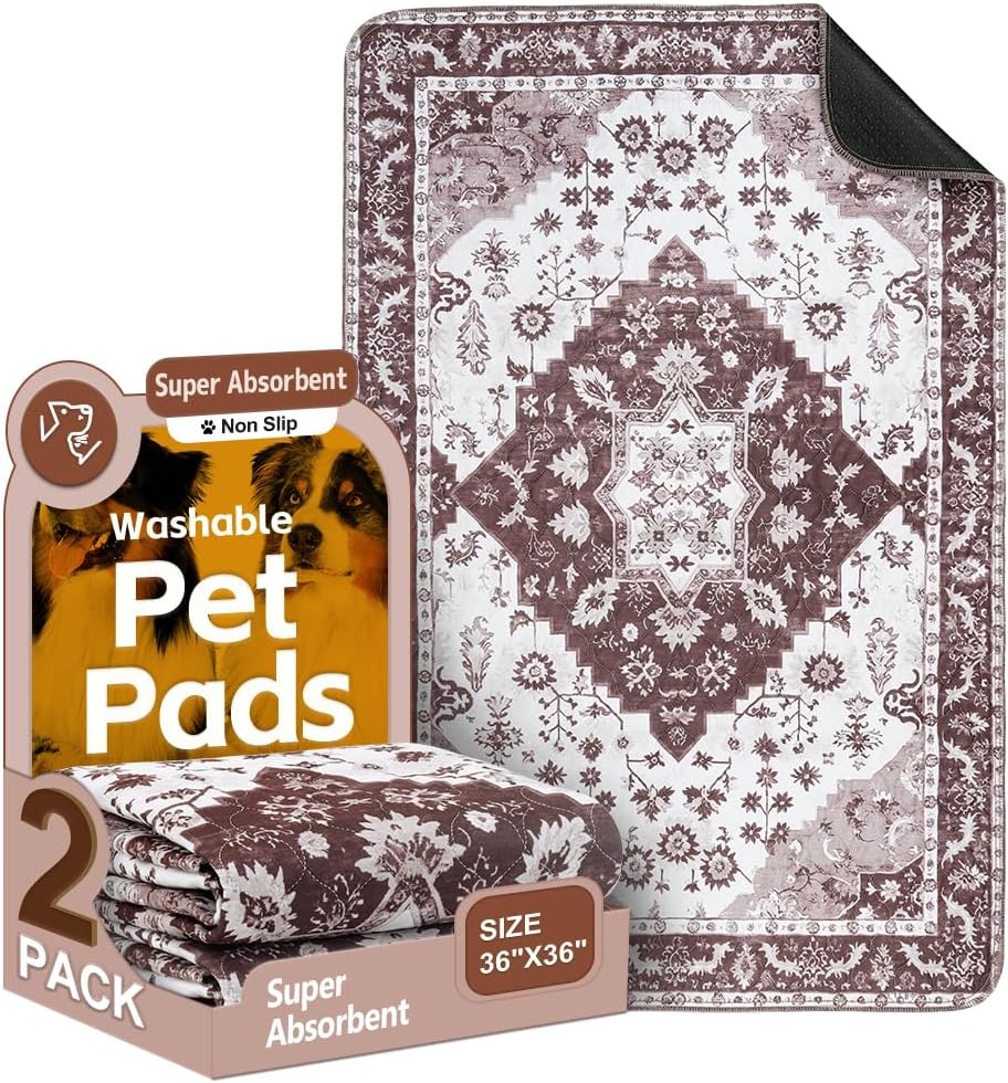 Washable Pee Pads for Dogs, 2 Pack Reusable Puppy Training Pads 40"x26" Super Absorbent Waterproof Dog Training Pads, Non-Slip Potty Pads, Whelping Pads Litter Mat - Image 14