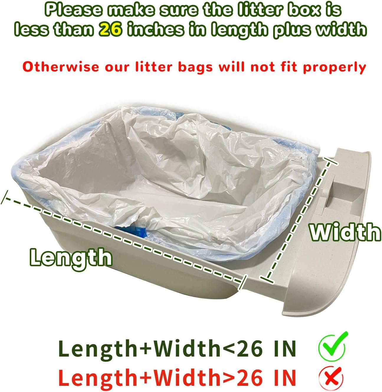 CoveCozy replacement waste liners with drawstring closure