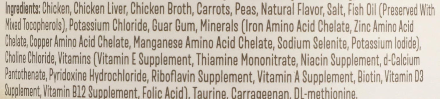 Whole Paws grain-free wet cat food patÃ© texture on plate