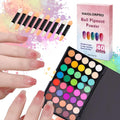 Haiolorpro pigment powder for nails front view of 40 colors palette