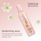 BioSilk leave in dog grooming spray jasmine and honey scent packaging details