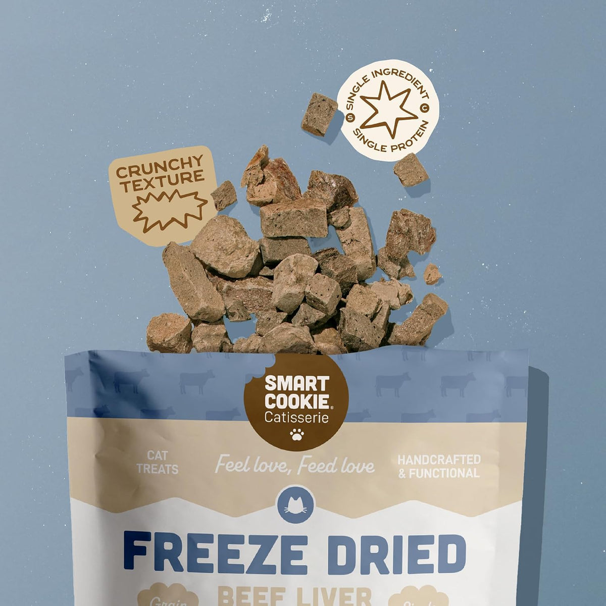 Premium limited ingredient freeze dried cat treats for sensitive stomachs