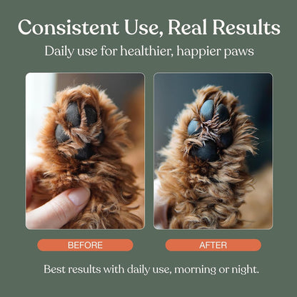 Close-up of the silicone brush head on the Dandylion Soft Paws lotion dispenser