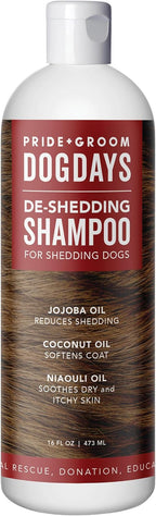 Pride and Groom DogDays Curly + Wavy Grooming Shampoo | Tearless, All-Natural Shampoo for No and Low Shedding Dogs | Moisturizing Formula for Soft, Shiny, & Healthy Fur - 16 oz - Image 9