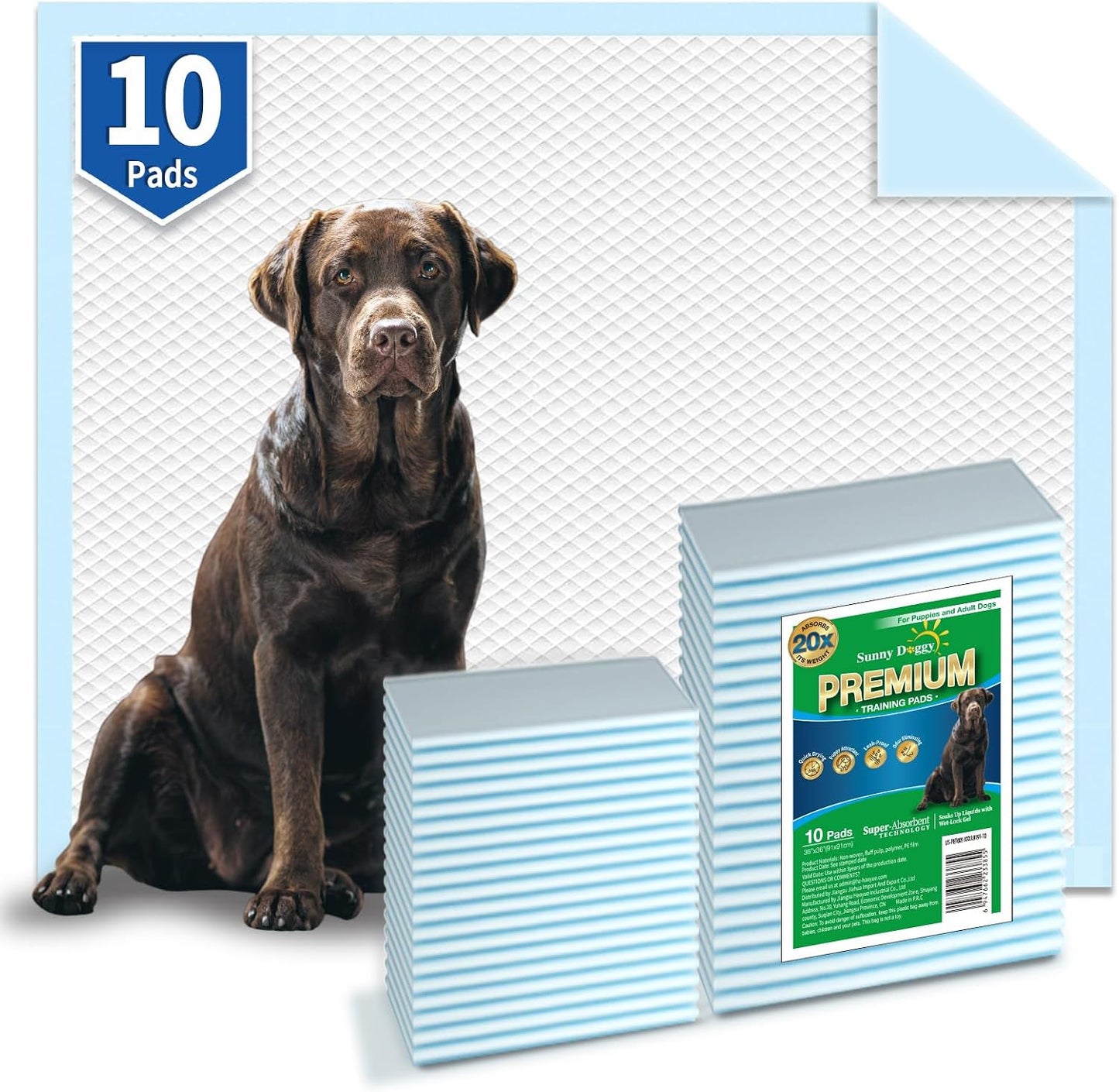 Pee Pads for Dogs Extra Large 36"x 36", 40 Count Puppy Pads Pet Training Pads Disposable Upgraded Odor Control, Potty Pads Absorbent and Leak-Proof Dog Housebreaking & Puppy Supplies - Image 11