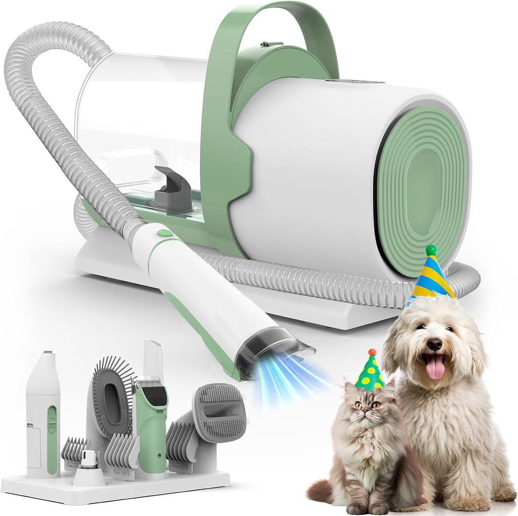 FIXR PG50 Plus dog grooming vacuum front view showing the main suction unit and two point five litre dust cup.