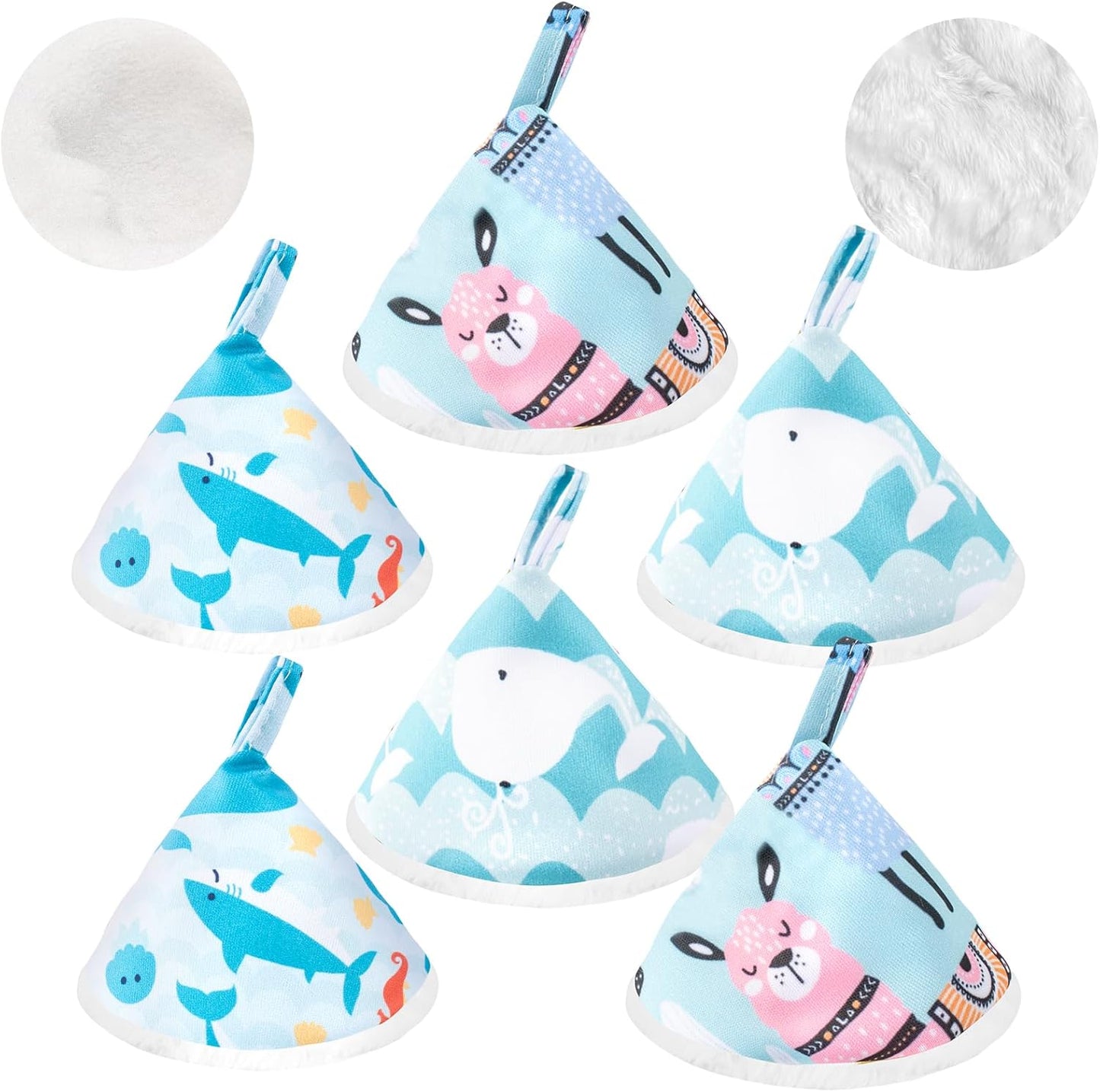 Veeviiy 6 Pieces Baby Boy Pee Covers front view