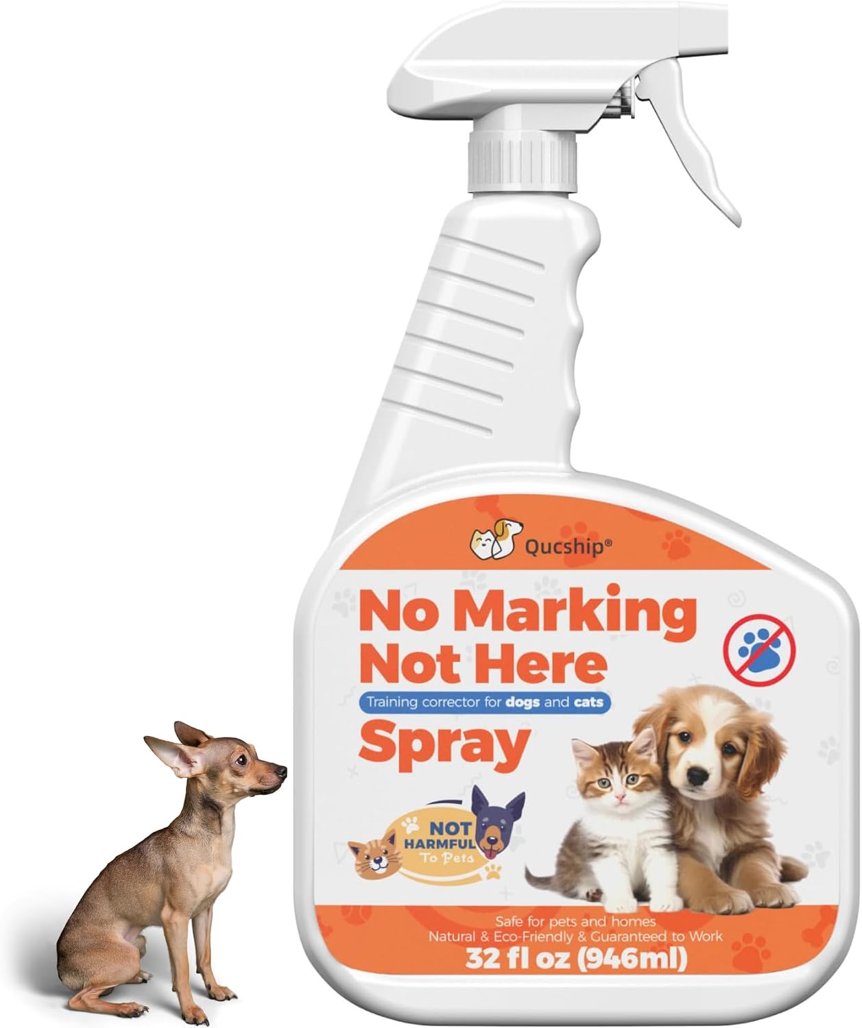 Qucship dog training spray for household furniture protection
