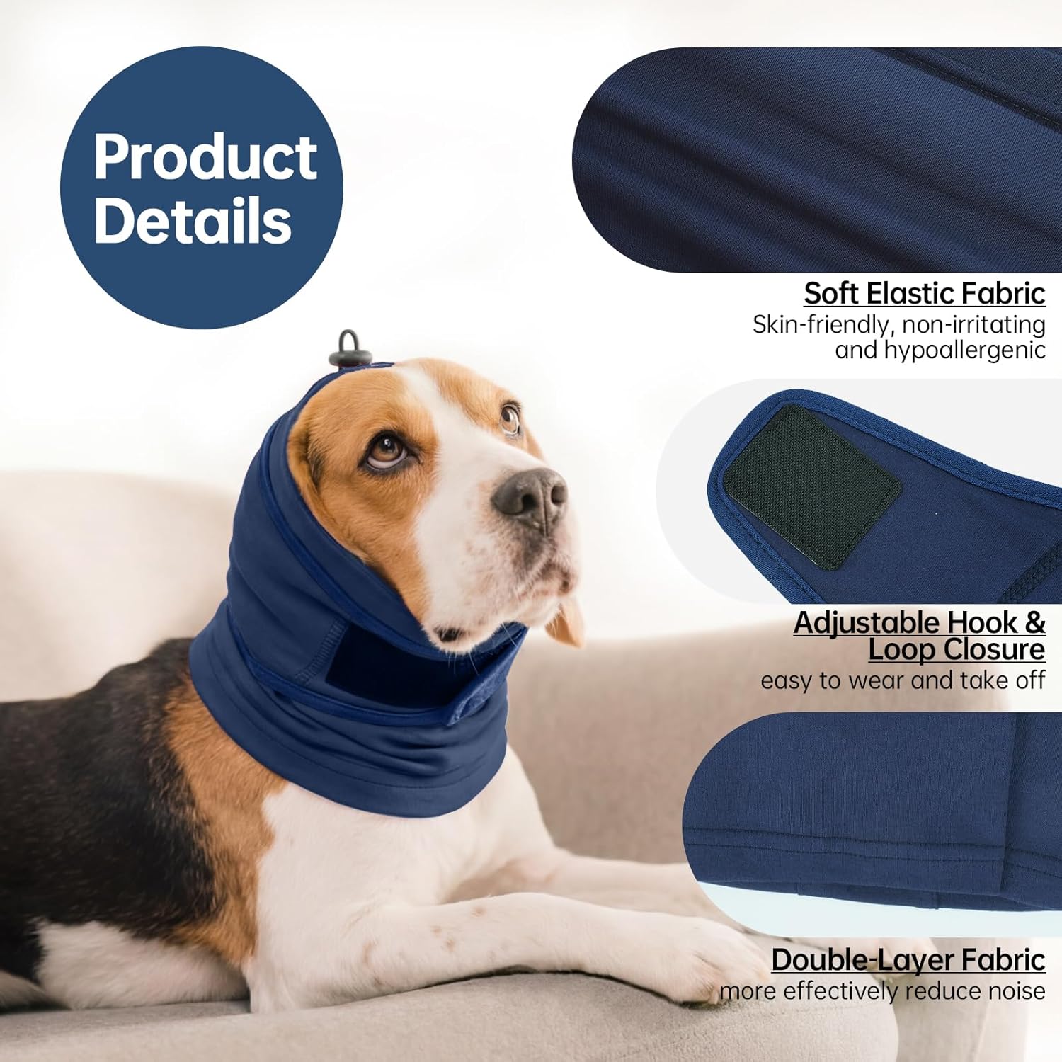 IDOMIK dog ear flap cover for grooming and bath time