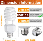 Jugbuy 23 watt spiral compact fluorescent lamp angled view