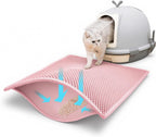 Pieviev Cat Litter Mat Double Layer Waterproof Urine Proof Trapping Mat 1 Pack (30''X24'', Brown) - Image 13