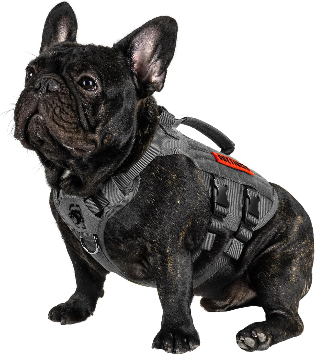 OneTigris Tactical Dog Harness for Small Dog, No Pull Small Dog Vest Harness with Handles Breathable Military Dogs Molle Vests for Walking Hiking Training (Pink, Medium) - Image 14