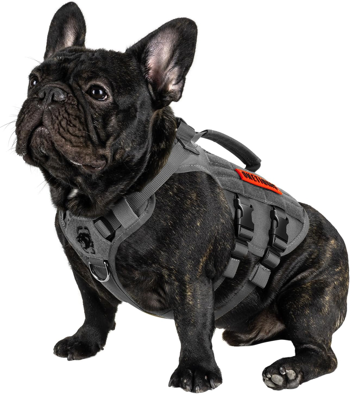 OneTigris Tactical Dog Harness for Small Dog, No Pull Small Dog Vest Harness with Handles Breathable Military Dogs Molle Vests for Walking Hiking Training (Pink, Medium) - Image 14