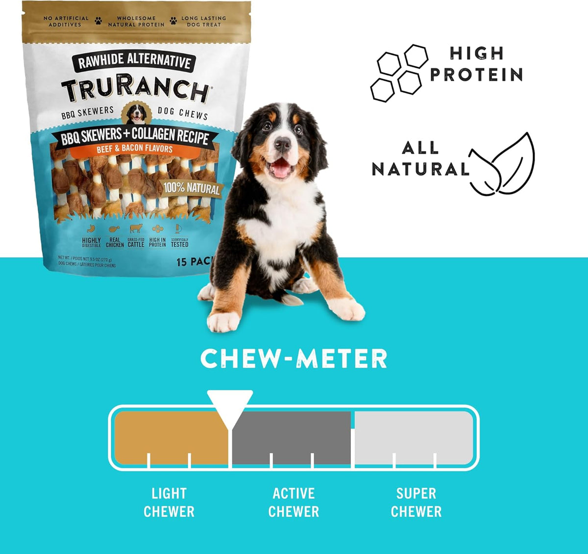 TruRanch collagen dog treat for joint and skin health