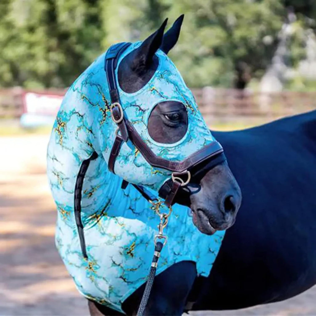 Jeffers Expression hood for pre-show stable use