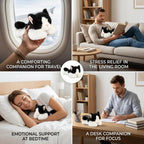 CZFDHP black and white cat plush gift packaging view