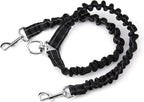 VANVENE black dual pet leash for small medium and large dogs