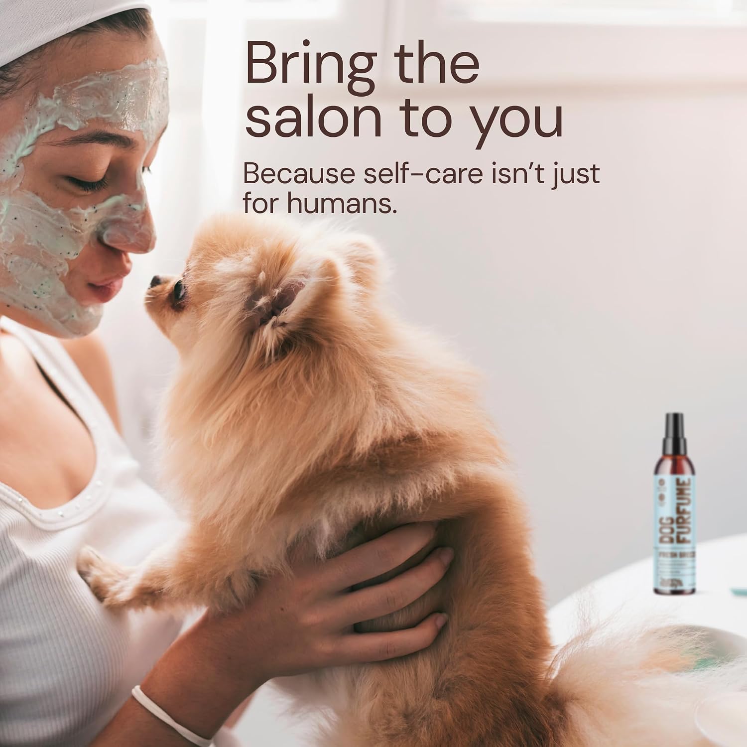 Sunny & Honey pet fragrance spray twin pack packaging view.