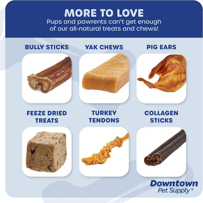 Safe digestible thick beef sticks for medium and large dogs