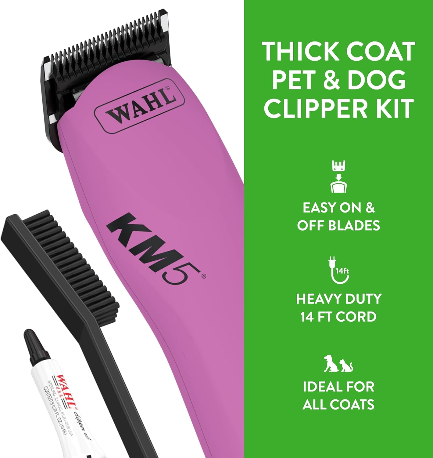 Wahl professional animal model 9787-300 corded clipper kit items