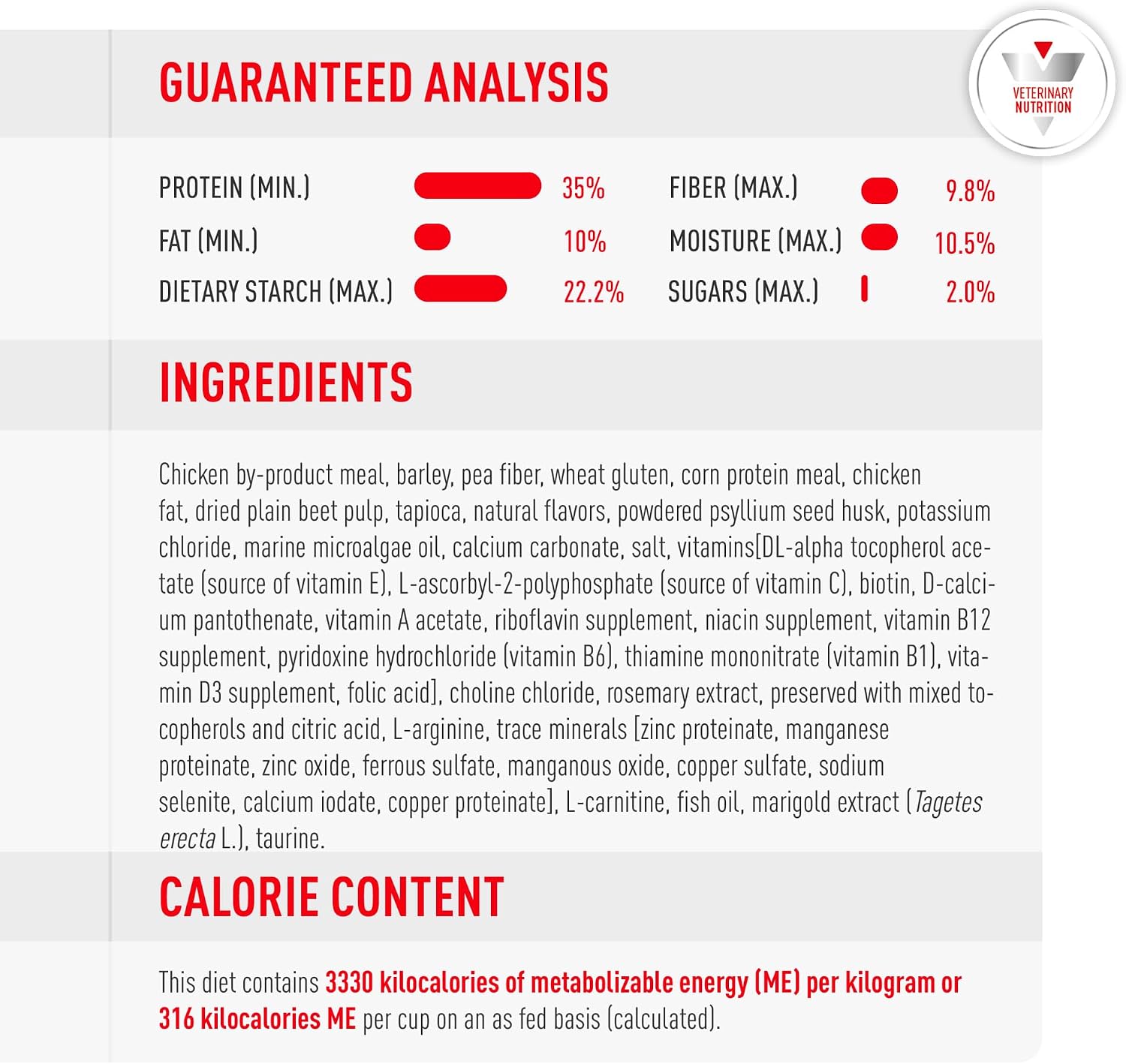 Royal Canin Veterinary Diet Glycobalance Dry Dog Food for Diabetic Adult Dogs, 17.6 lb bag - Image 10