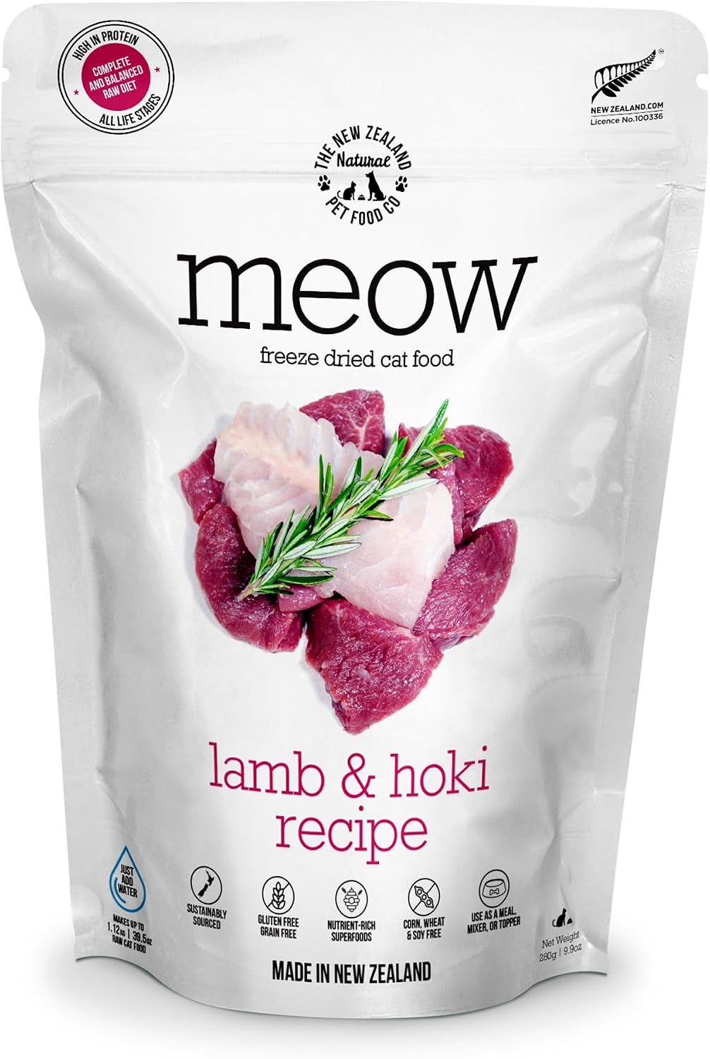 The New Zealand Natural Pet Food Co. Meow Freeze Dried Cat Food - Wild Venison Recipe, High Protein Treats, Meals & Toppers, Dry Cat Food, 1.76 oz - Image 12