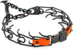 Herm Sprenger Black Stainless Steel Dog Collar with Quick Release ClicLock Buckle and Biothane Insert Training Collar Made in Germany (Black, 16in x 2.25mm(Neck Size up to 13-14in)) - Image 14