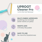 Close up of the Uproot Cleaner Pro metal edge design