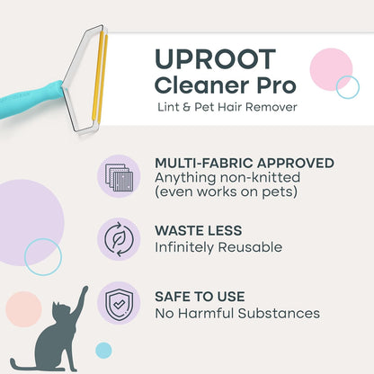 Close up of the Uproot Cleaner Pro metal edge design