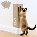 2ME self adhesive cat scratch mat 3 pack beige front view