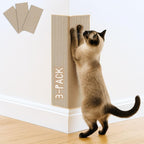 2ME self adhesive cat scratch mat 3 pack beige front view