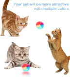 Kalione rainbow cat toy balls arranged in a group