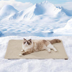 ZOMISIA Cooling Blanket for Large Dogs - Washable Dog Cooling Mat for Hot Weather, Travel Soft Pet Summer Essentials, Grey, 40"x50" - Image 13
