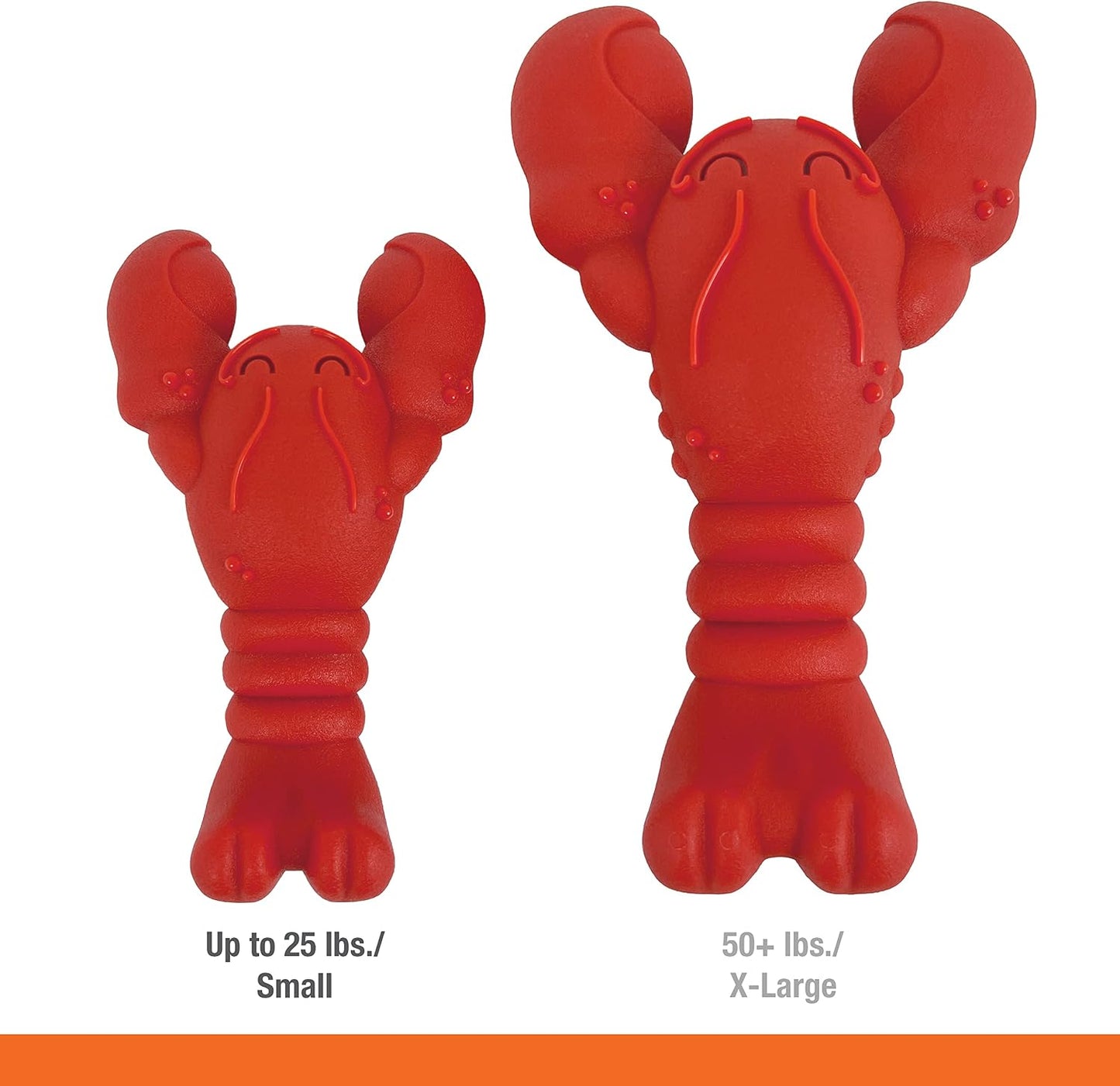 Nylabone lobster toy packaging details