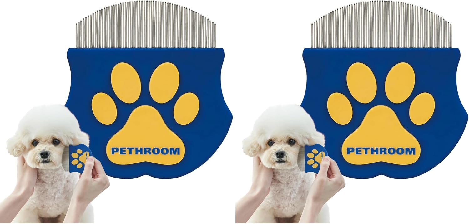 PETHROOM Professional Eye Comb for Pets | Stainless Steel Tear Stain Remover for Cats & Dogs | Gentle Round-Head Grooming Tool | Compact & Portable for Eye Gunk Removal - Image 10