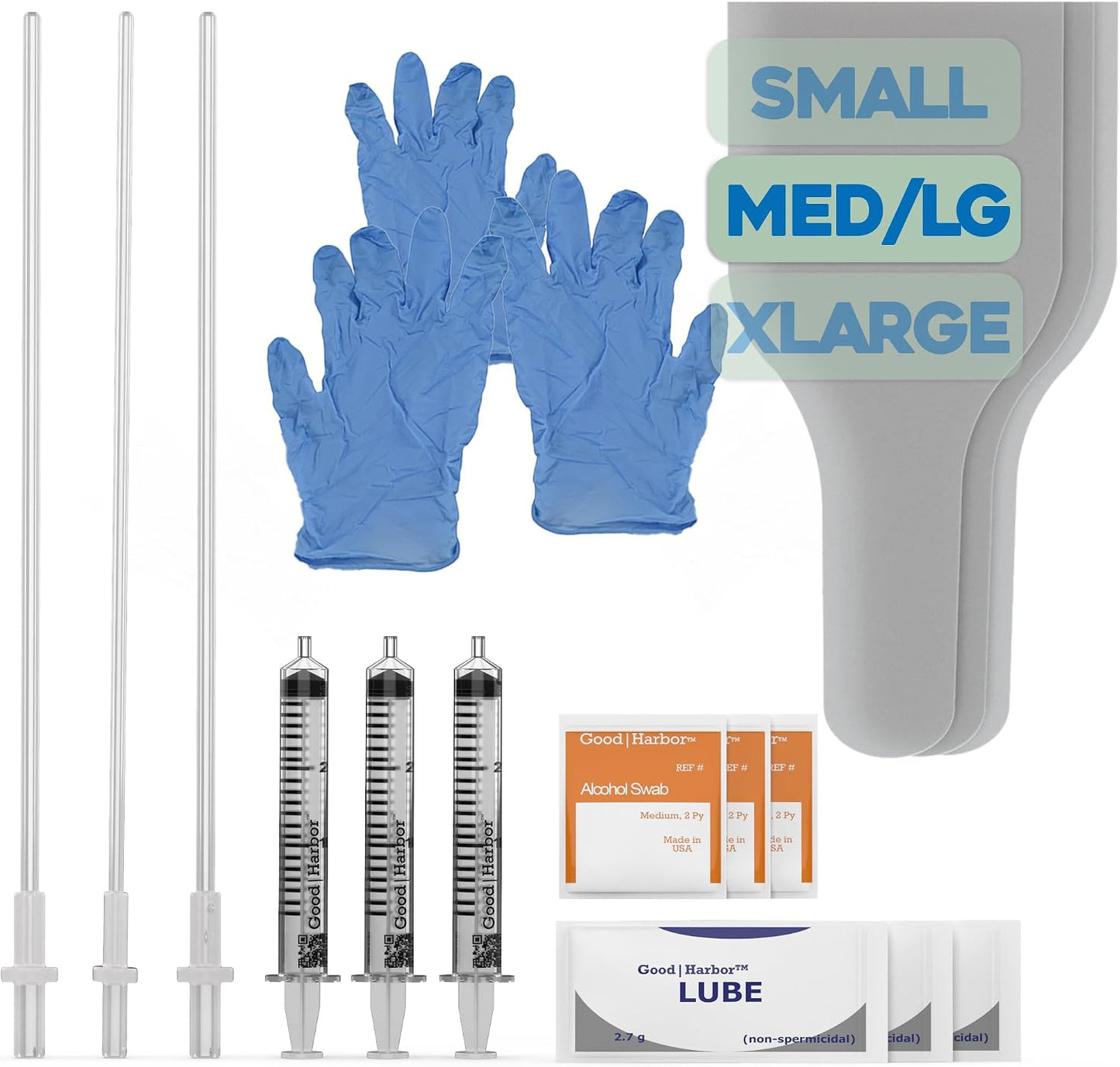 Good Harbor canine artificial insemination kit front view showing sterile packaging
