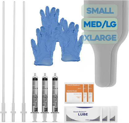 Good Harbor canine artificial insemination kit front view showing sterile packaging