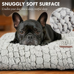 Uligota plush pet cushion mat texture close up