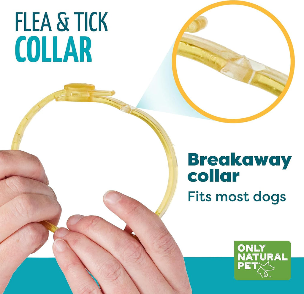 Back of packaging for Only Natural Pet EasyDefense flea and tick prevention