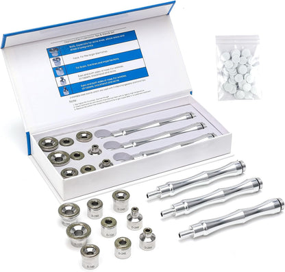 Mcwdoit 9 piece microdermabrasion tips and wands kit front view professional skincare accessories