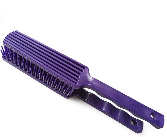 SXYH 2 pieces black and blue forky comb set for horse mane and tail detangling