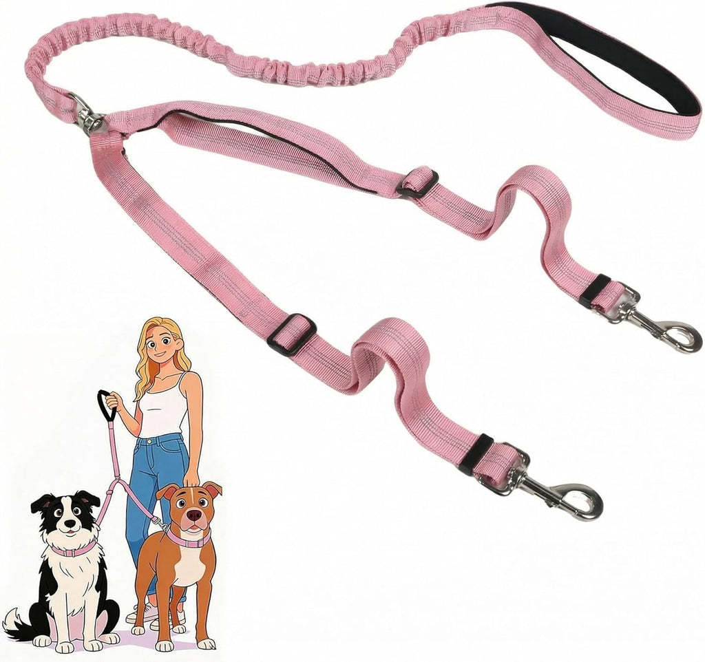 Sucegi heavy duty double pet extension leash packaged and ready for daily outdoor walking.