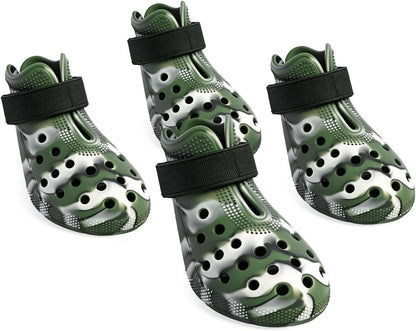 Dog Shoes for Hot Pavement - Comfortable Paw Protection for Medium & Large Dogs, Adjustable Strap & Non-Slip, Easy-Clean, Outdoor Sports Boots, Dog Booties for Summer Rain (Brown, L) - Image 12