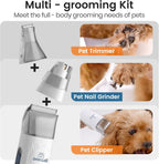 Oneisall dog nail grinder and paw trimmer attachments for precise paws maintenance