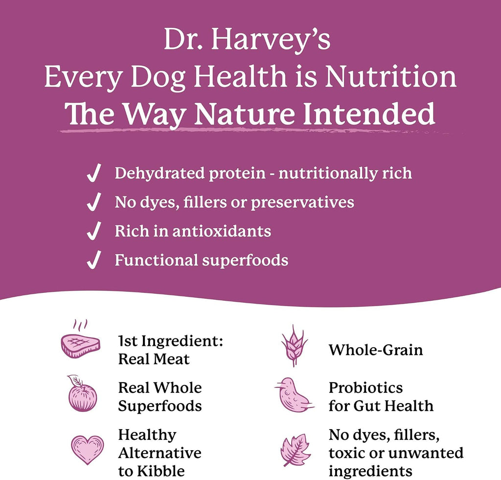 Dr. Harvey's Every Dog Health, Complete & Balanced Homemade Meal for Dogs with Dehydrated Beef, Organic Whole Grains, Vegetables and Probiotics (Net 5lbs., Makes 20 lbs of Food) - Image 9